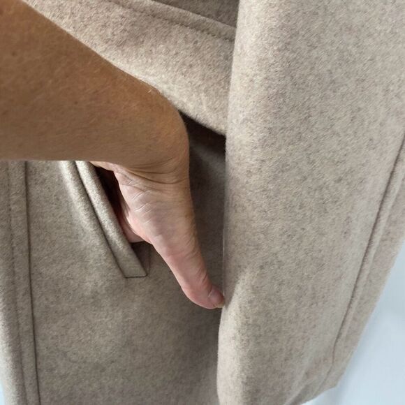 London Fog M Wool Blend Button Down Single Breasted Collared Winter Dress Coat O - Picture 7 of 14